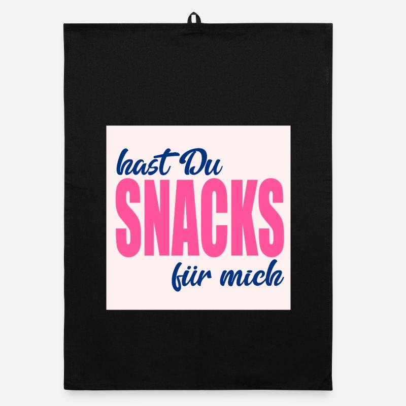 ESSEN SNACKS LIEBEN Organic Geschirrtuch