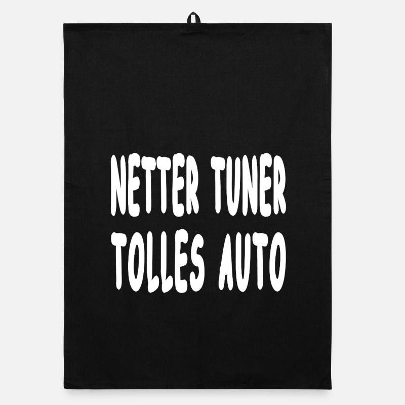 Tuner - Organic Geschirrtuch - Schwarz