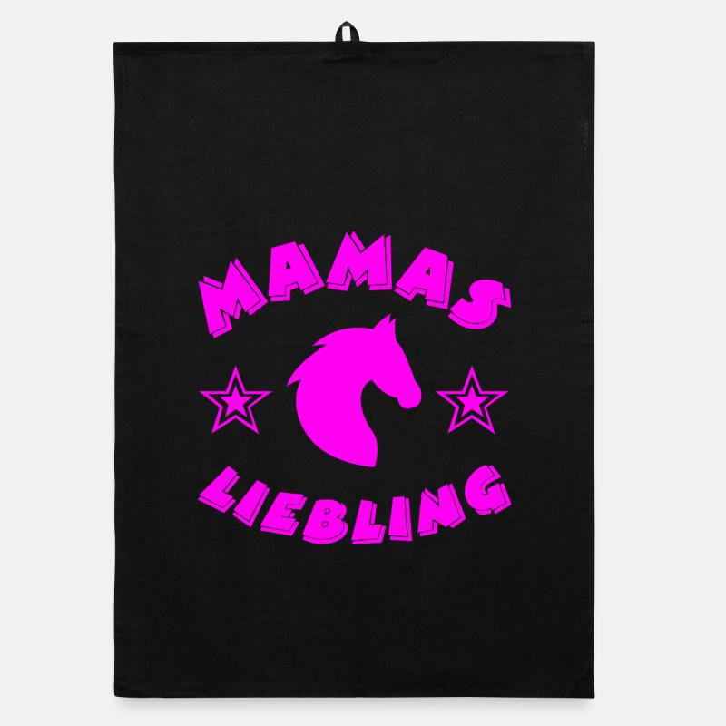 horses Organic dish towel