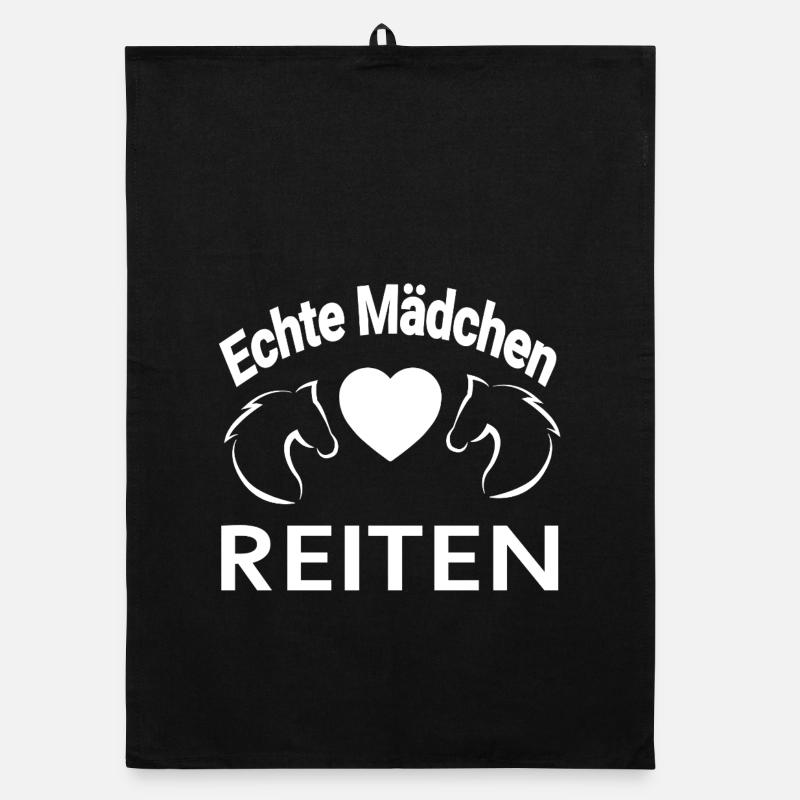 Pferde Organic Geschirrtuch