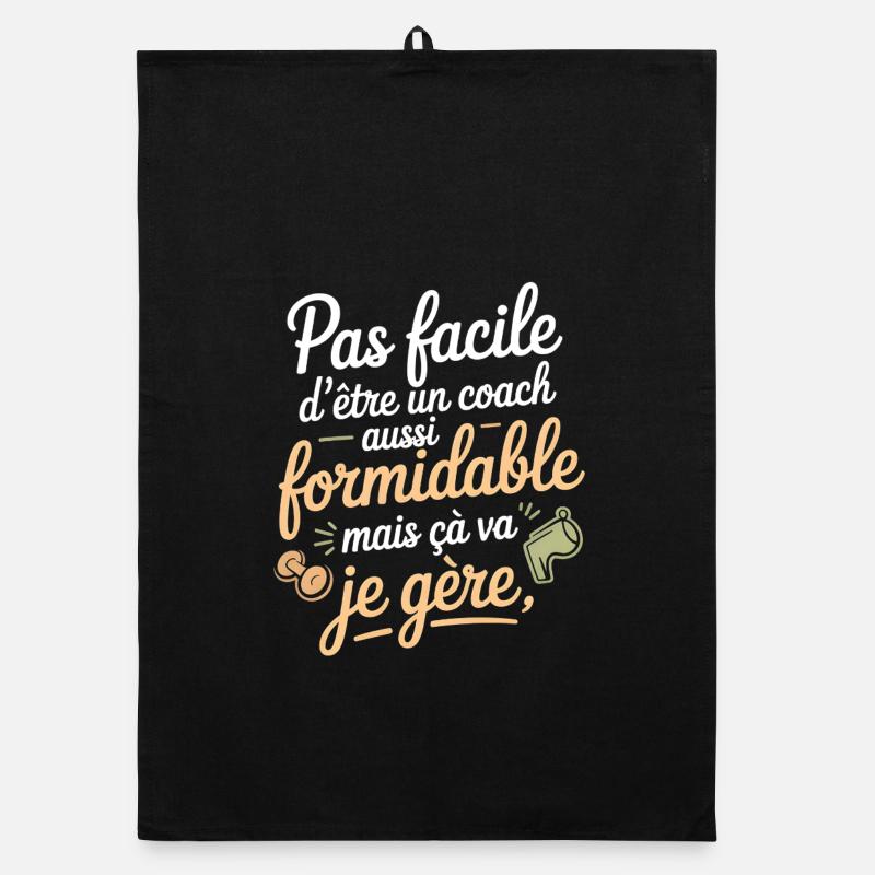 Coach formidable: je gère avec style Torchon bio