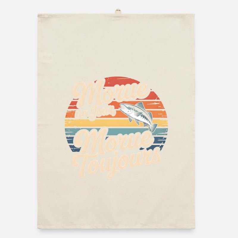 Cod Day Cod Always Organic dish towel