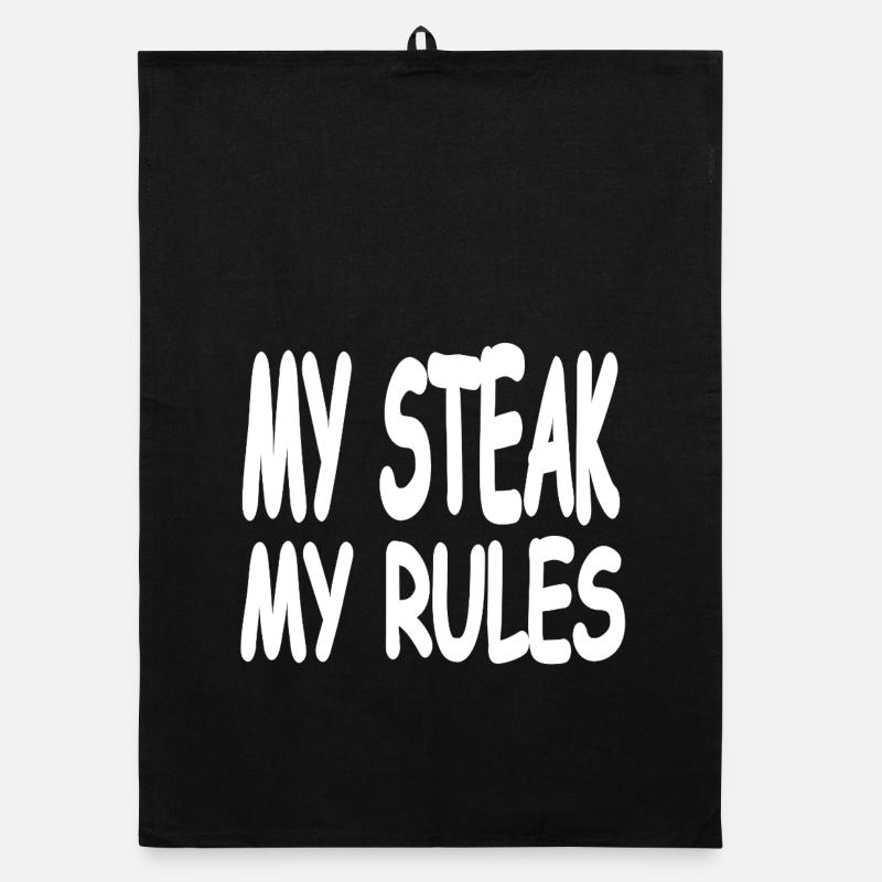 Steak Organic dish towel