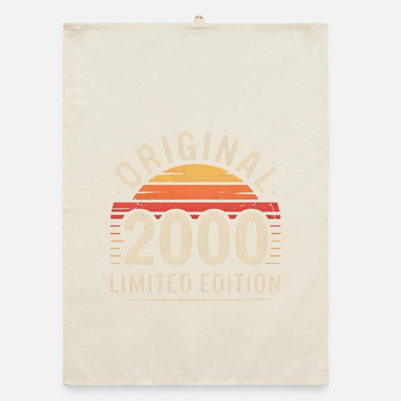 Original 2000 Edition Retro Sun Organic dish towel