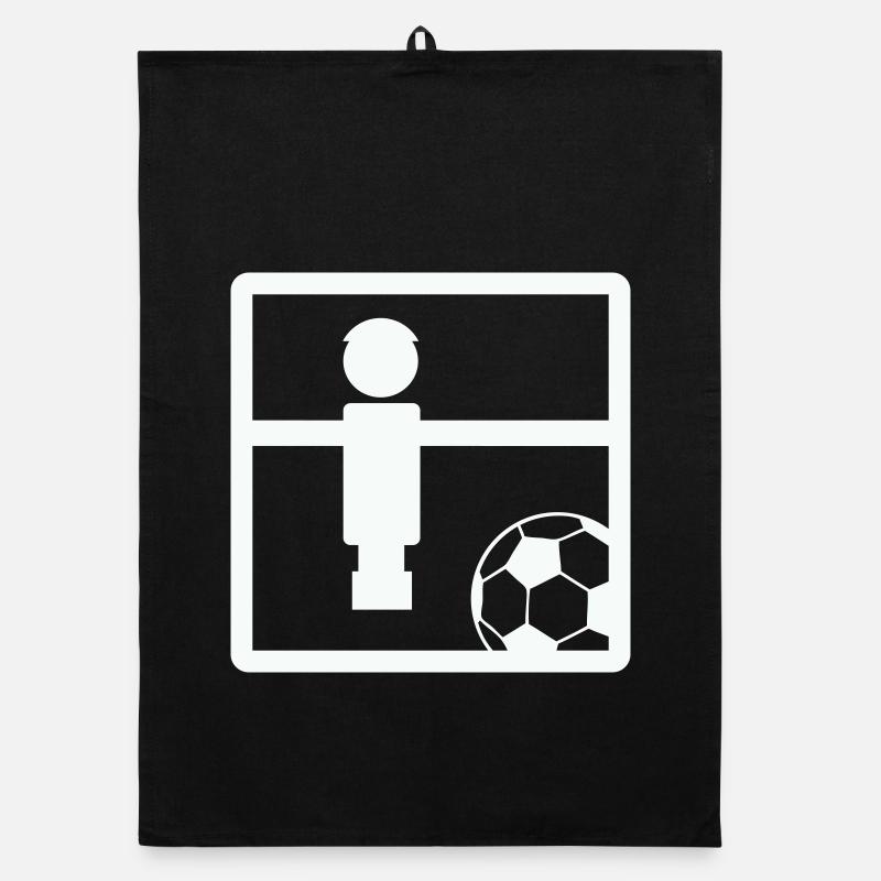Fußball Soccer Kicker Organic Geschirrtuch