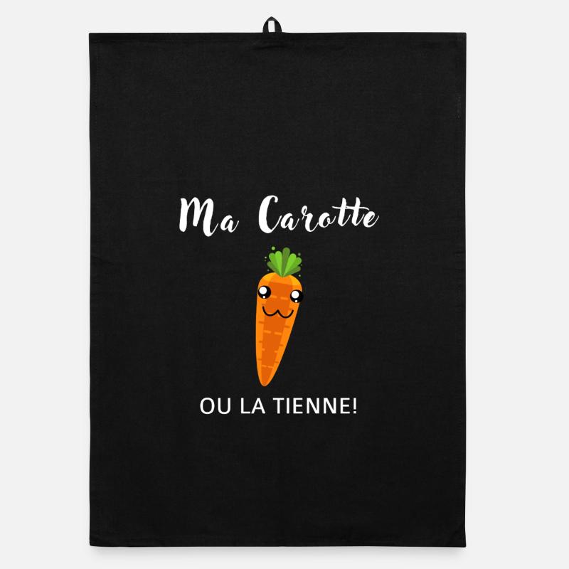 Meine lächelnde Karotte oder deine Organic Geschirrtuch