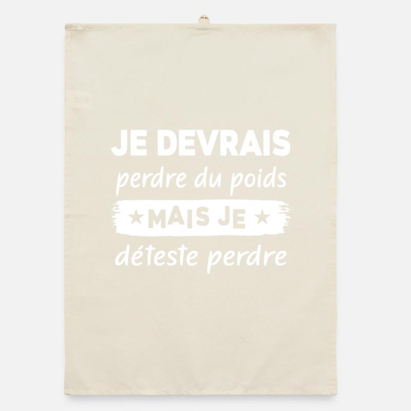 Je devrais perdre du poids mais je déteste Torchon bio