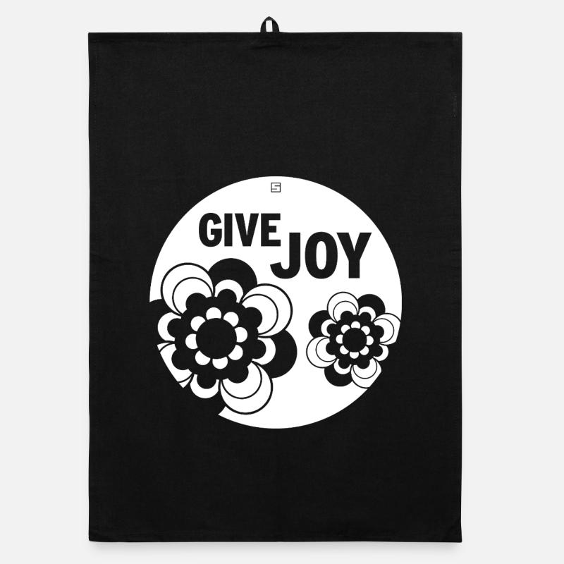GIVE JOY Organic Geschirrtuch