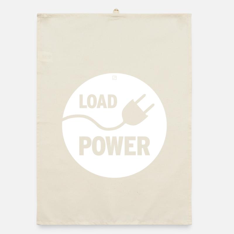 LOAD POWER Organic dish towel