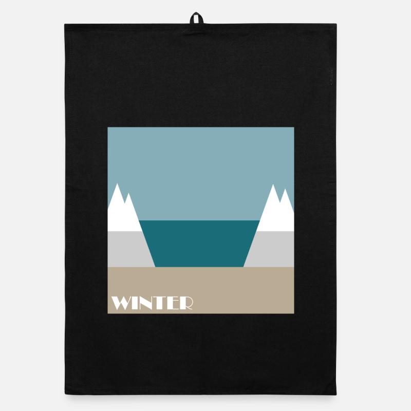 Winter Organic Geschirrtuch