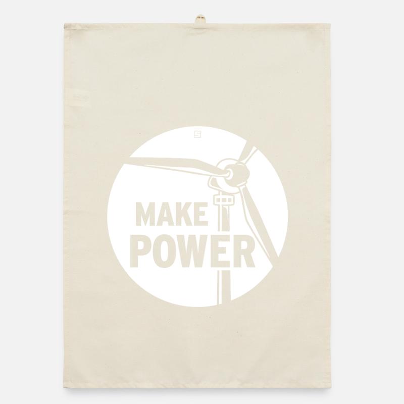 MAKE POWER Organic dish towel