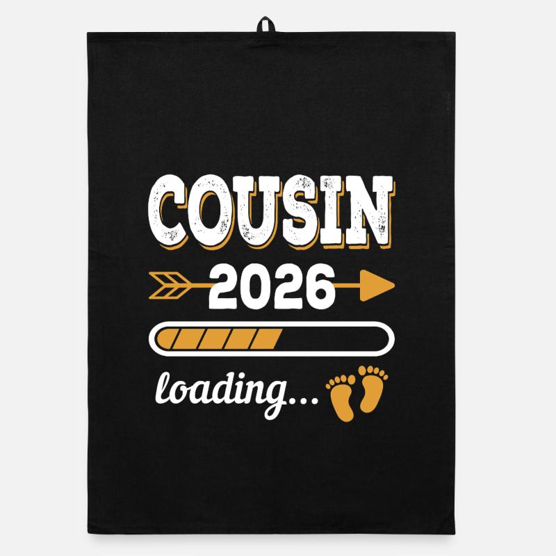Cousin 2026 Loading Big Cousin Gift Organic dish towel