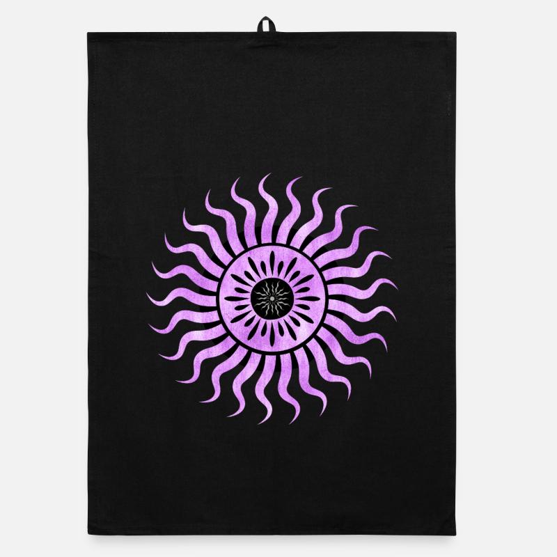 Soleil Violet Rêveur Torchon bio