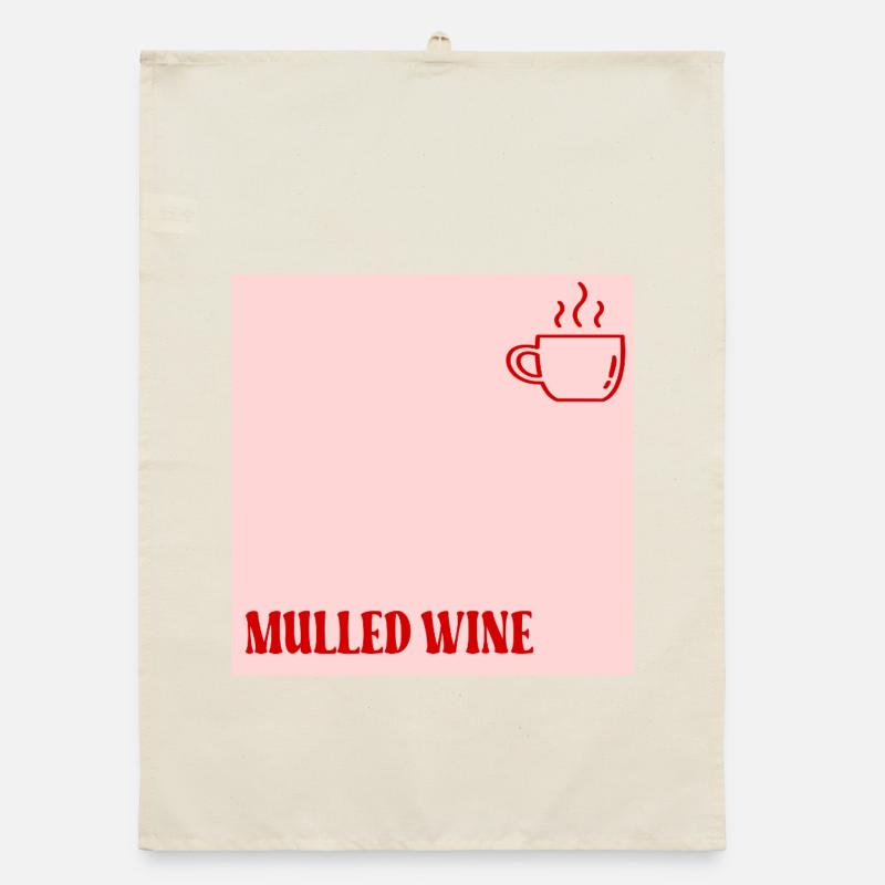 MULLED WINE MUG Organic dish towel