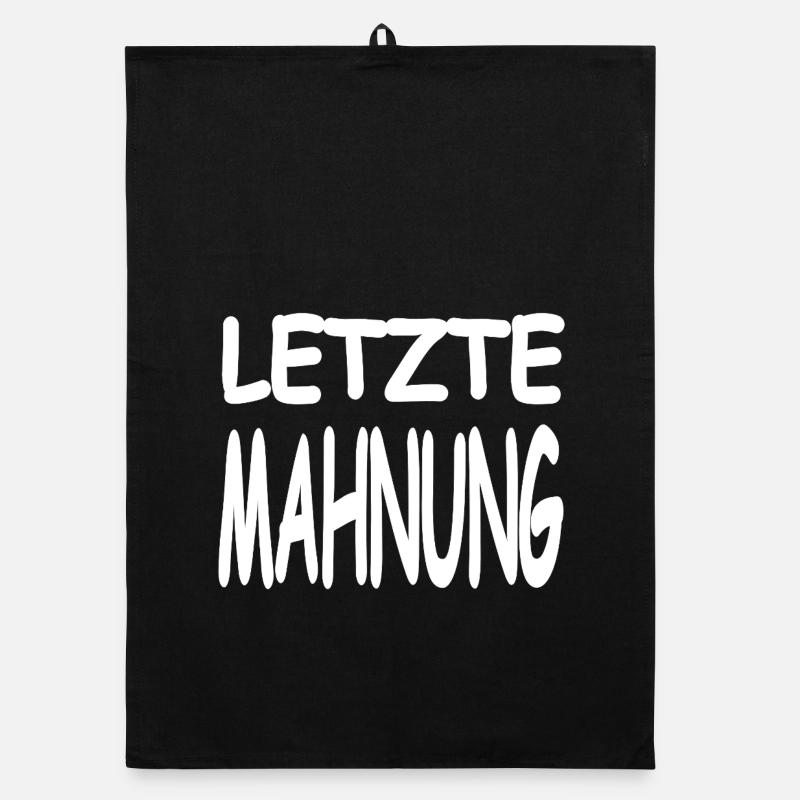 Warning Organic dish towel