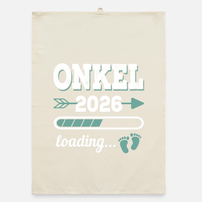 Uncle 2026 Loading Expectant Uncle Gift Idea Organic dish towel