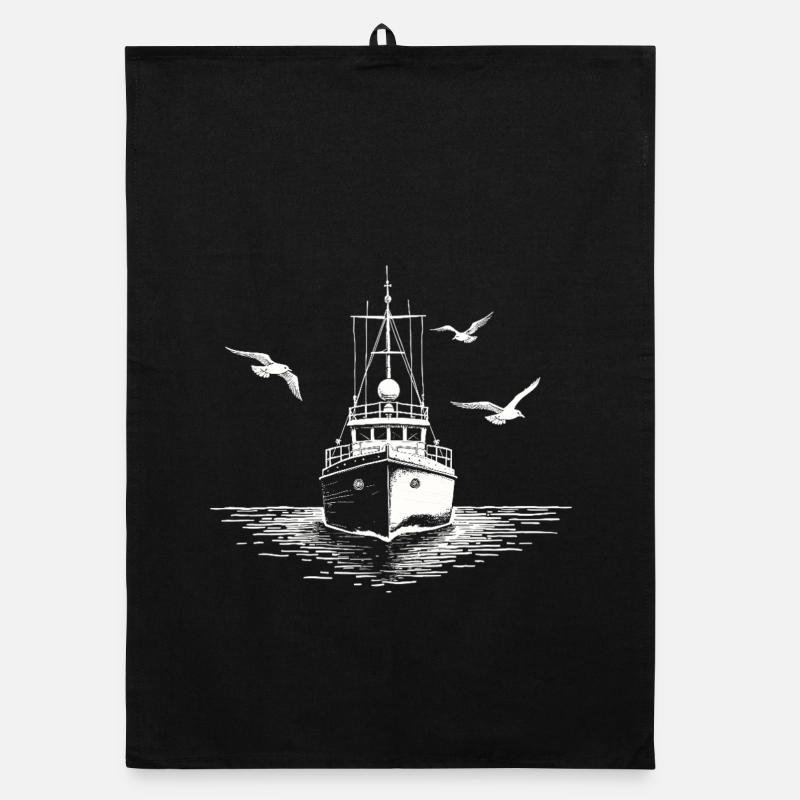 Cutter de pêche Chalutier Pêche Mer Torchon bio