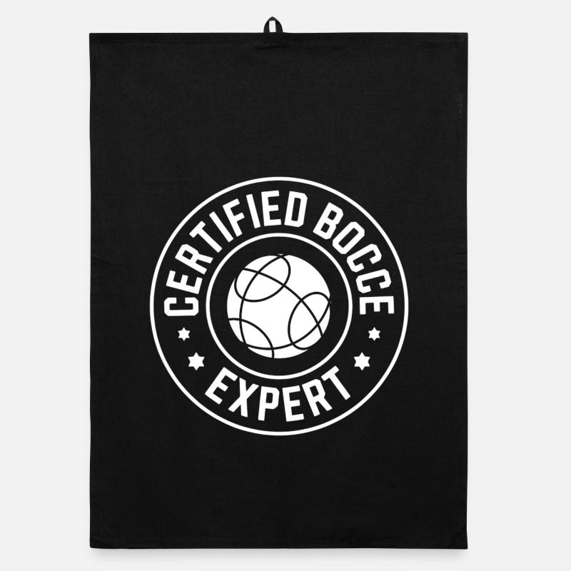 Boccia Bocce Bocciaspieler Boulesport Geschenk Organic Geschirrtuch
