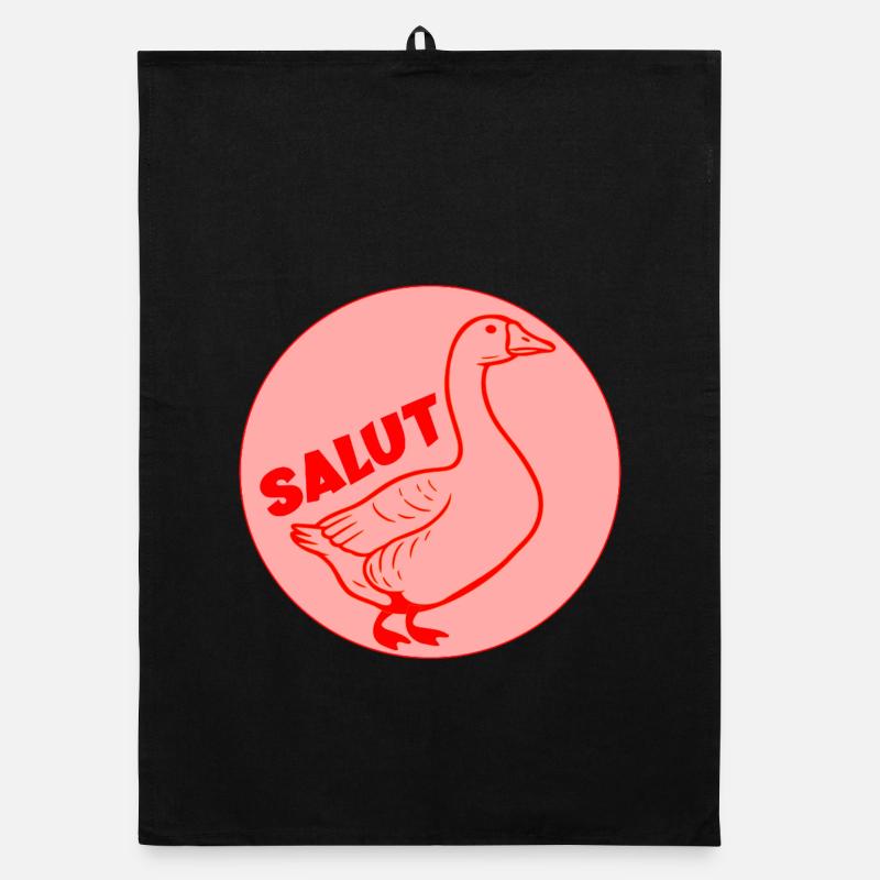 Fun Goose Hi Organic dish towel
