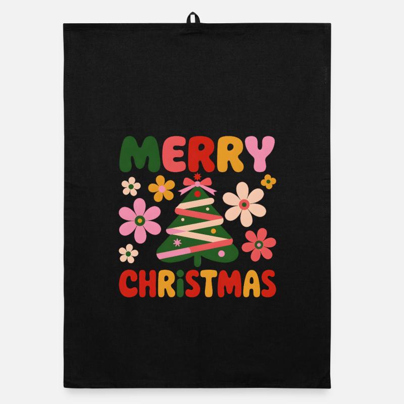 Joyeux noël Torchon bio