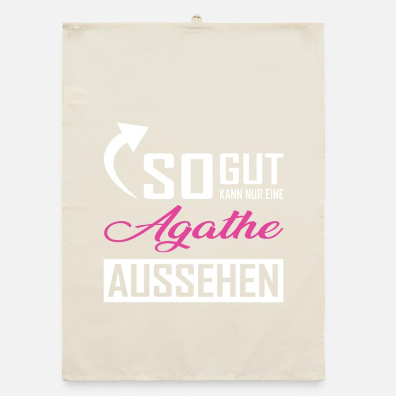 So gut kann nur eine Agathe aussehen Organic Geschirrtuch