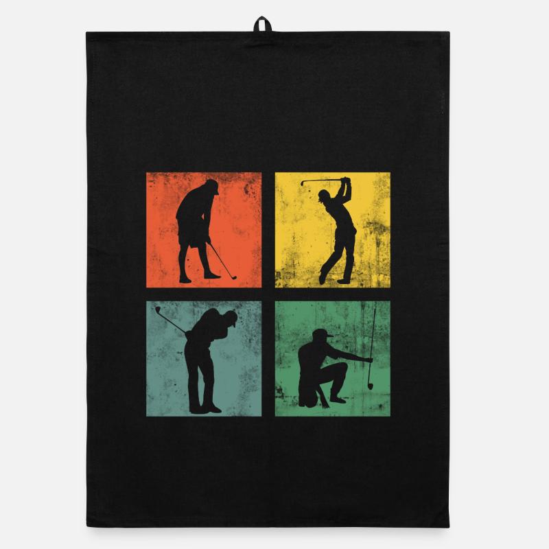 Golfer Golfer Golf Golf Gift Organic dish towel
