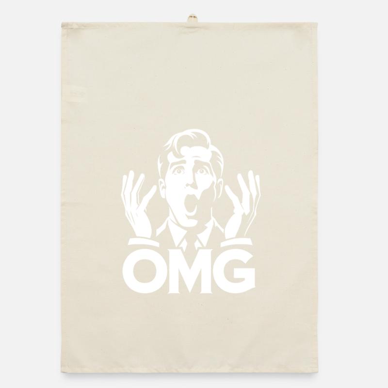 OMG Expression Pop Art Organic dish towel