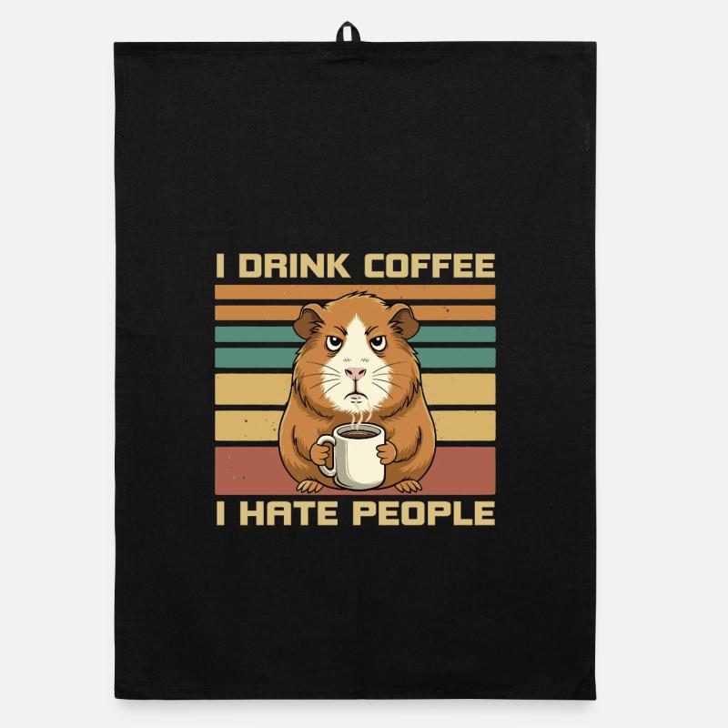 Citation du café du cochon d’Inde Grumpy Torchon bio