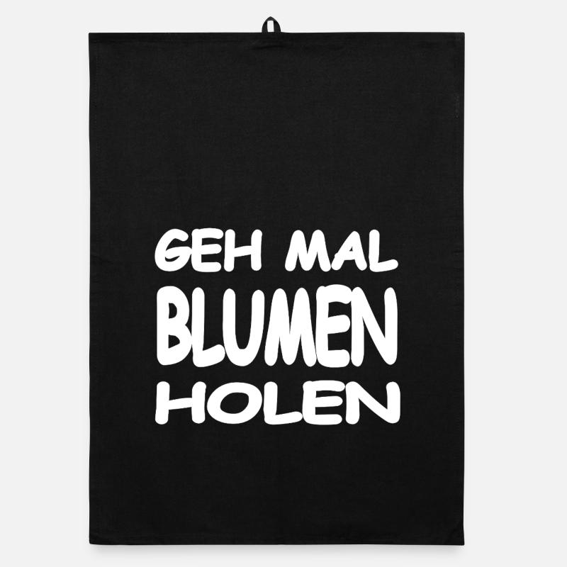 Blumen Organic Geschirrtuch