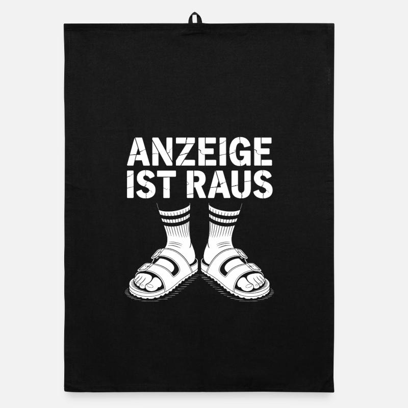Ad Is Out - German Alman Memes Memeshirt Organic dish towel