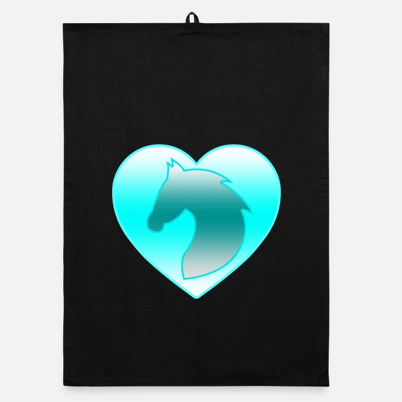 Pferde Organic Geschirrtuch