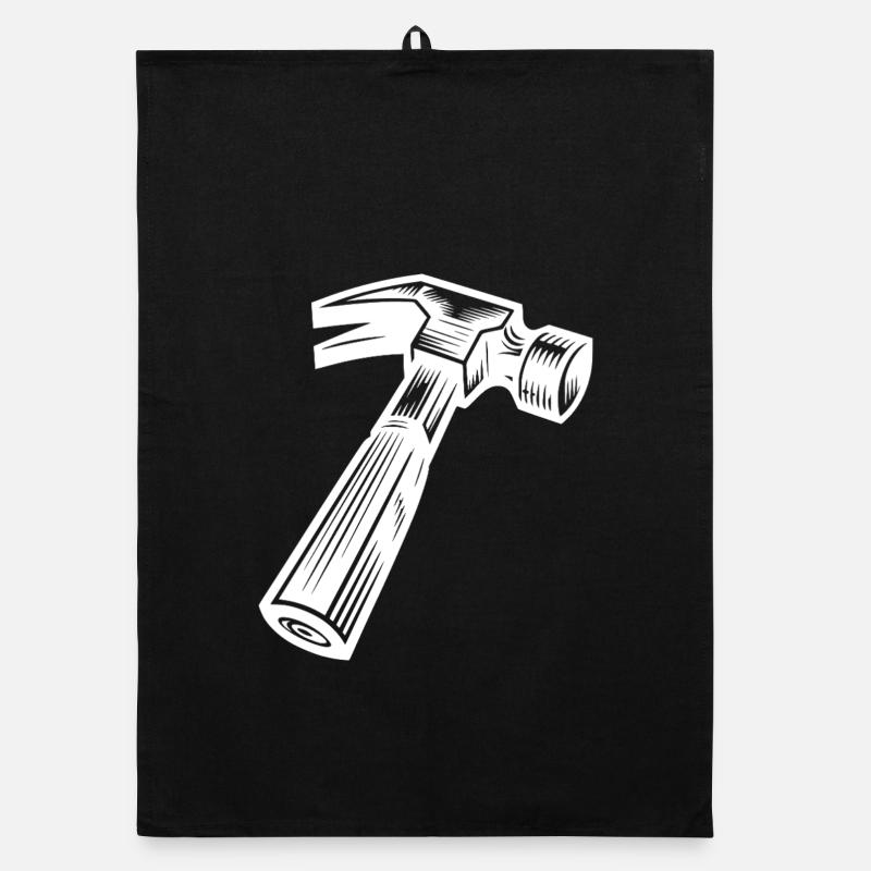 I've got a hammer and I know how to use it Organic dish towel