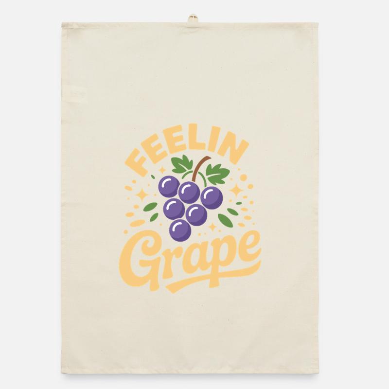 Feelin Grape Organic dish towel