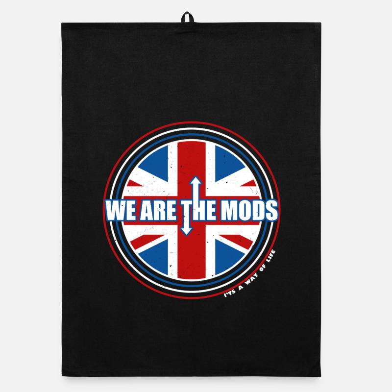 Wir sind die Mods Union Jack Organic Geschirrtuch