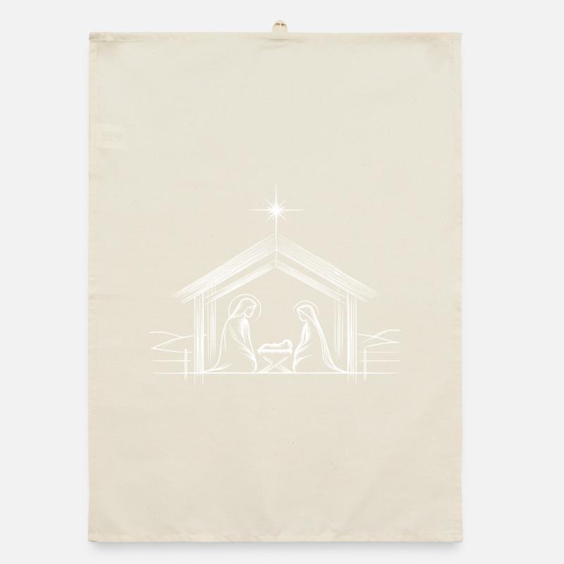 Sternengerippe. Organic Geschirrtuch