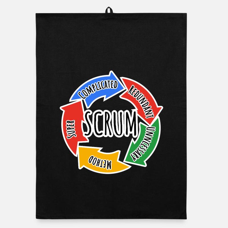 Scrum Framework for Agile Working in Development Organic dish towel
