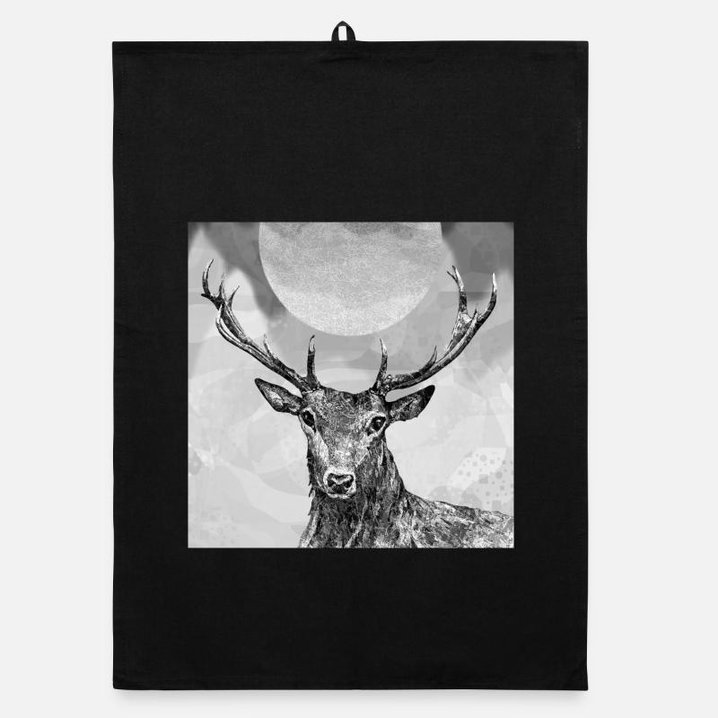 Deer Organic dish towel