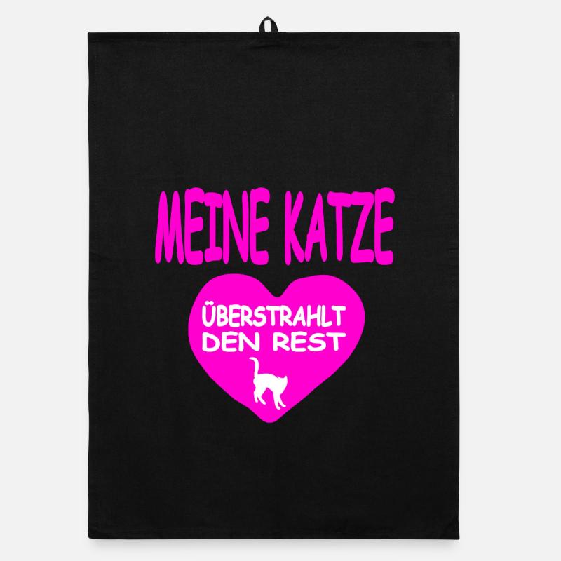 feline Organic dish towel