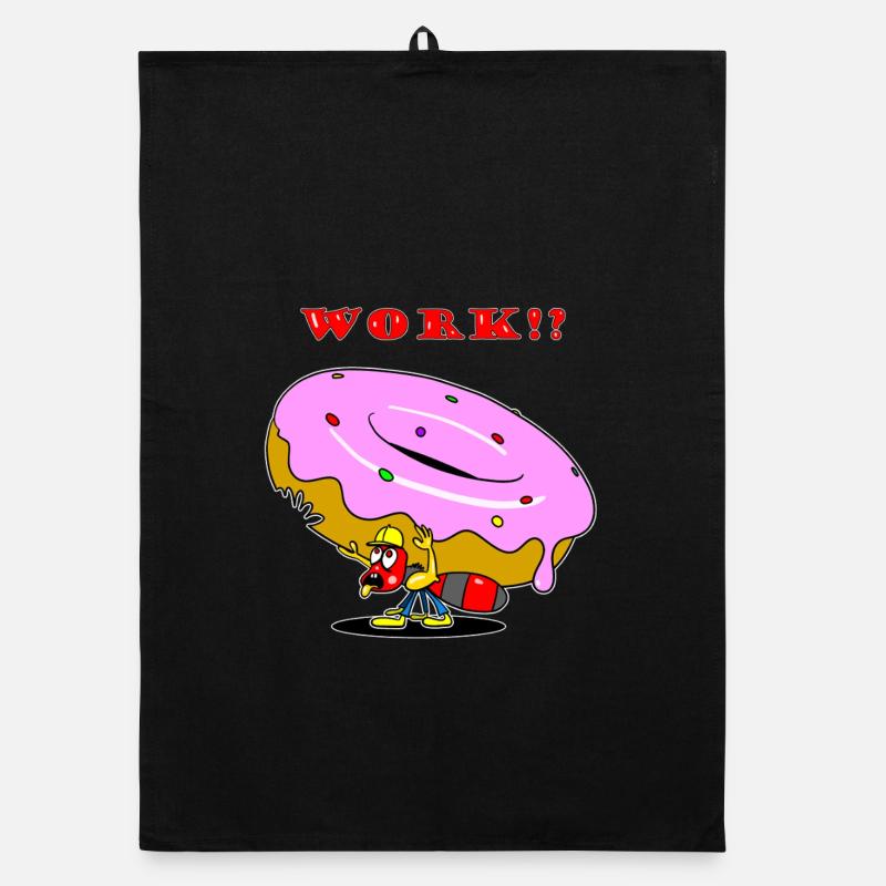 Dessin animé Ouvrière Donut de Fourmi Torchon bio