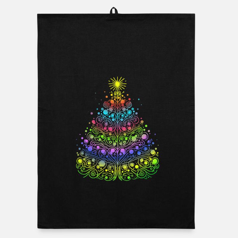 Weihnachtsbaum Organic Geschirrtuch