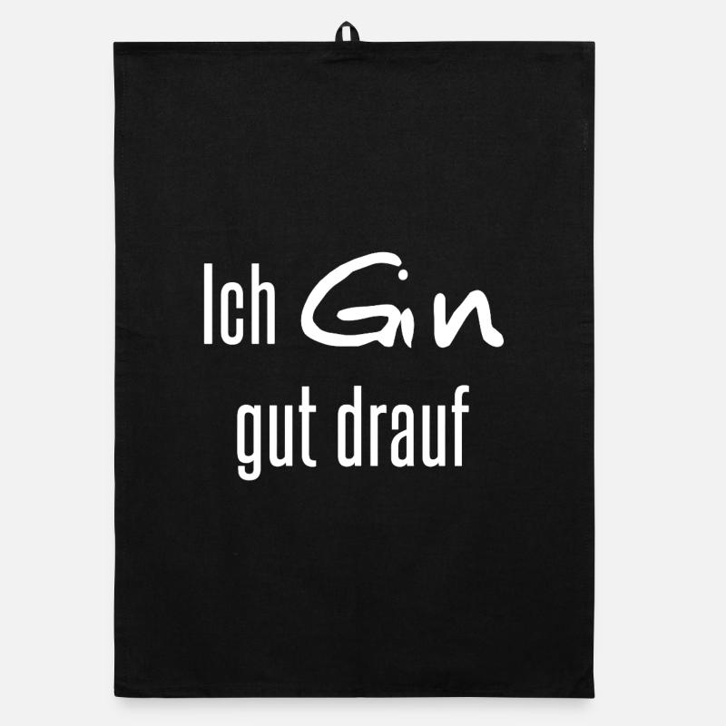 Ich Gin gut drauf Organic Geschirrtuch