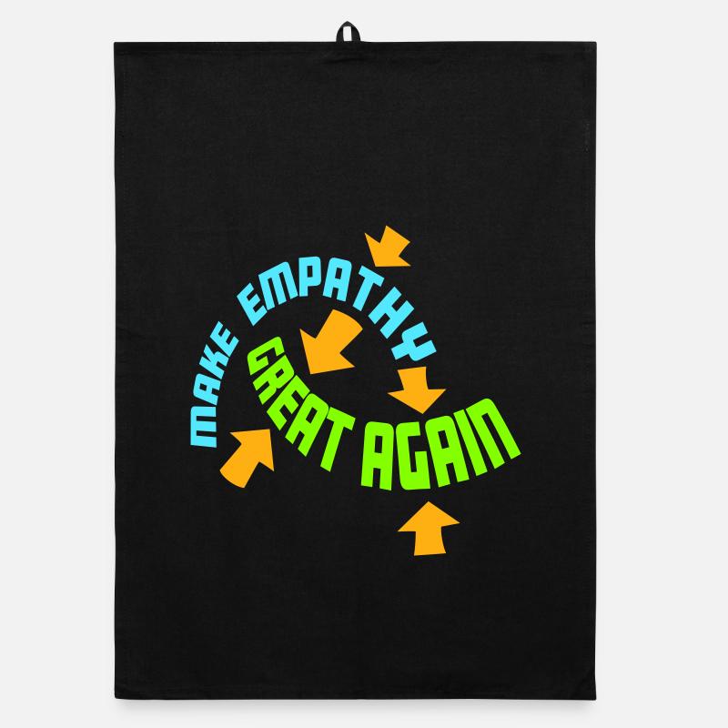 Make Empathy Great Again Politisch Statement Hoffn Organic Geschirrtuch