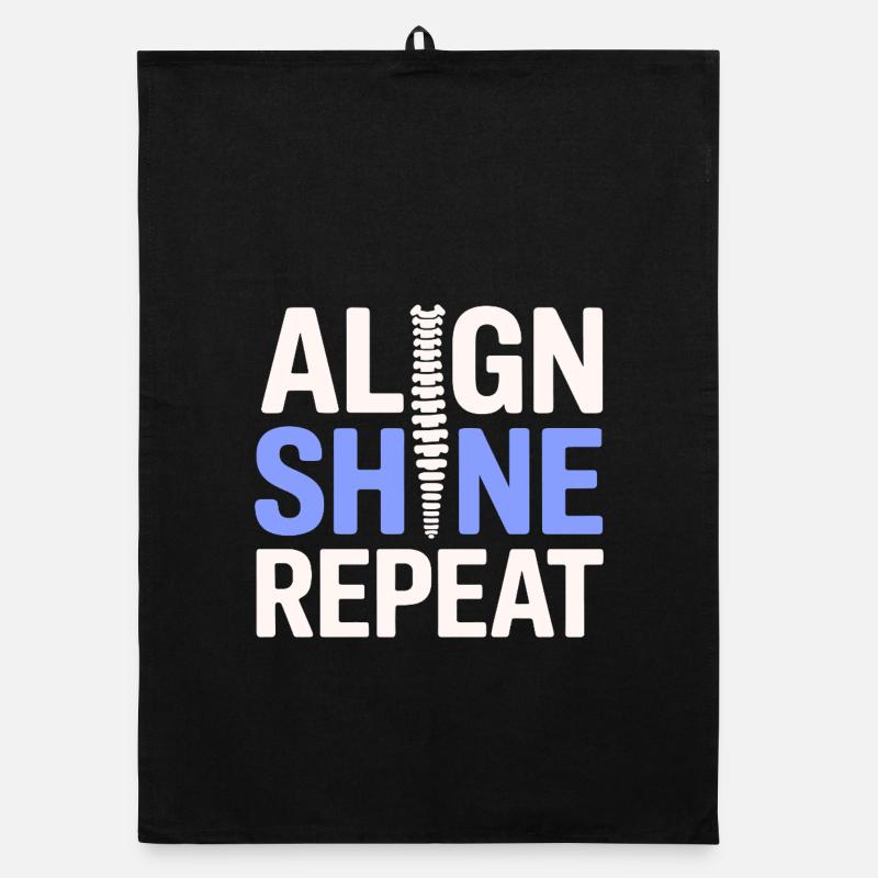 Chiropracteur Align Shine Repeat Professional DC Torchon bio