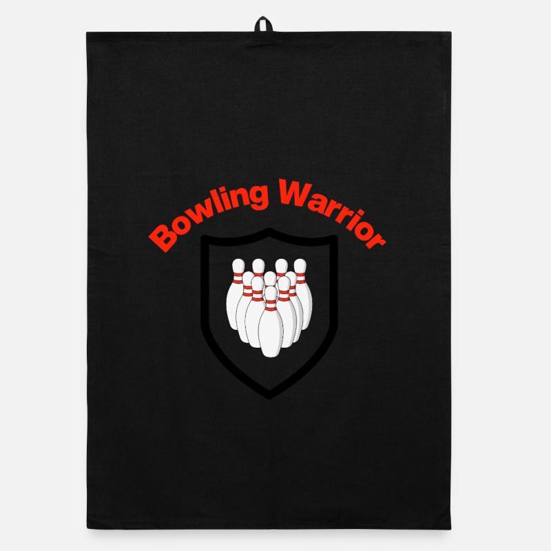 Bowling Warrior, Pin Jäger, Strike, Pin-Armee Organic Geschirrtuch