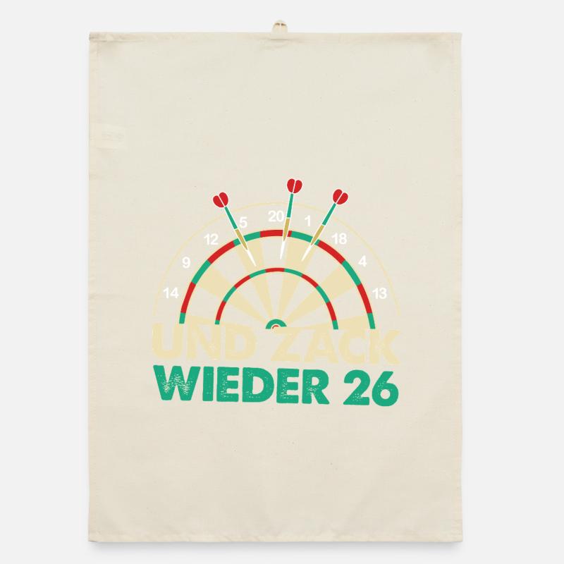 Et Zack encore 26 Conception de la planche de fléchettes Torchon bio