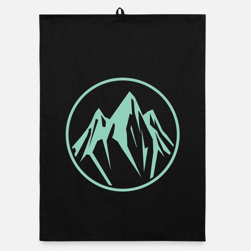 Mountains Mountains Organic dish towel