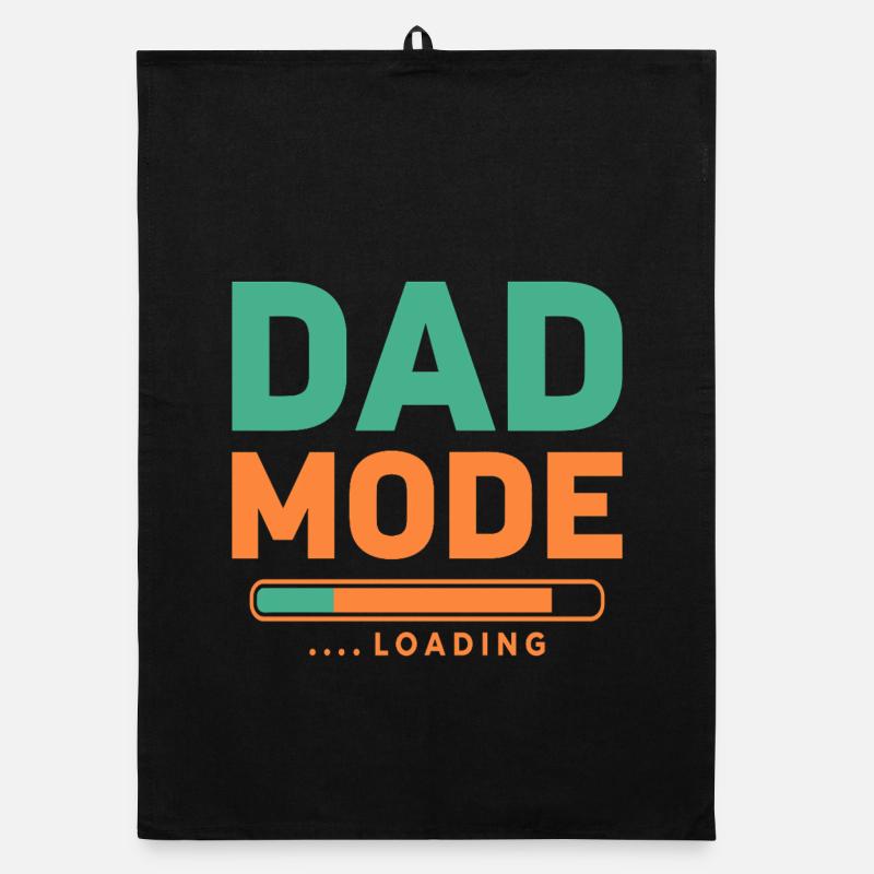 Dad Mode Loading für stolze werdende Väter Organic Geschirrtuch