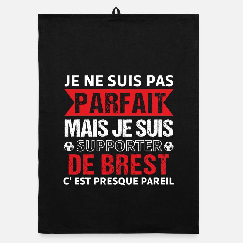 Brest Supporter Brest Football Gift Organic dish towel