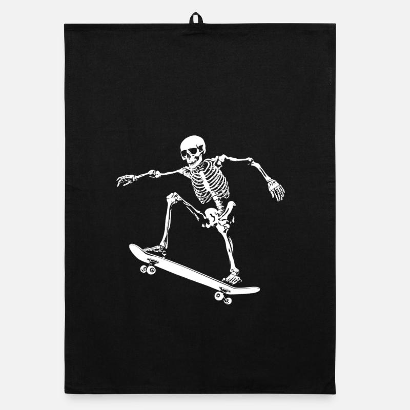 Skateboard Skateboard Skather Drôle Torchon bio
