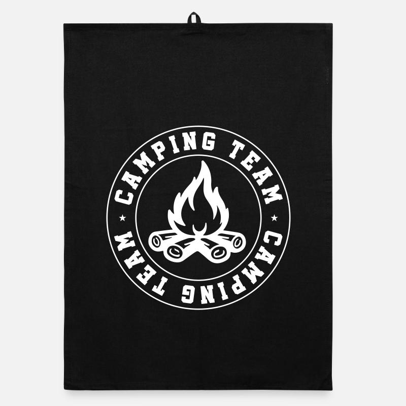 Camping Team Campfire Organic dish towel